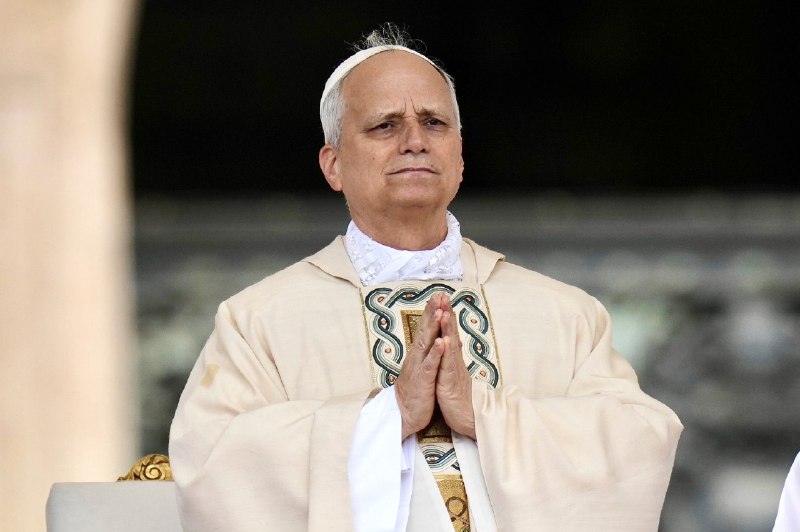A Vatican audience image circulated alongside reports of Pope Leo XIV's appeal concerning Palestinians in the West Bank on 16 August 2026.