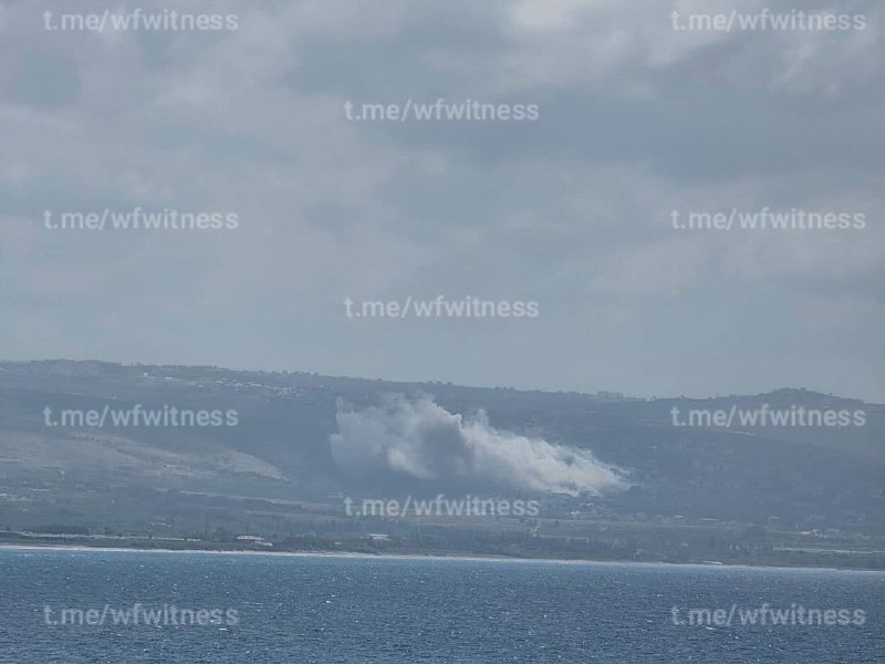 Imagery posted to the wfwitness Telegram channel on 17 August 2026 purporting to show the aftermath of Israeli airstrikes on Al Mansouri in southern Lebanon.