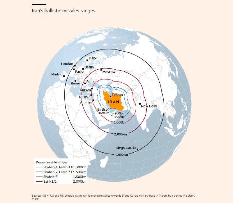 Composite image circulated by the OSINTdefender channel on 19 August 2026 summarising reports of Iranian planning against European-based US assets.