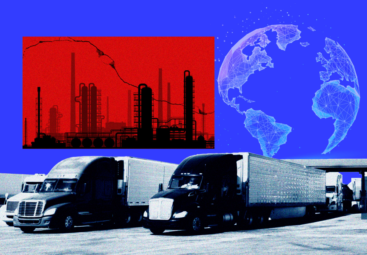 Refining capacity at a US Gulf Coast facility — one node in the energy and critical-minerals arithmetic now shaping US–China trade.