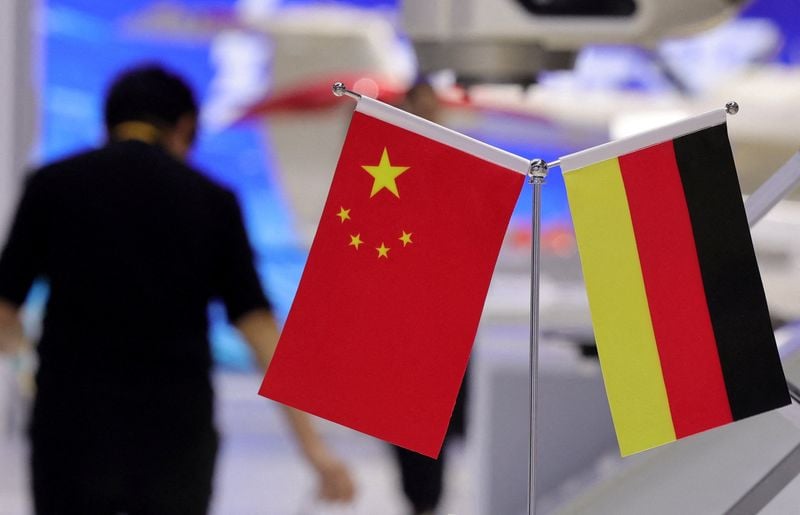 A vehicle on a production line, illustrative of the European debate over Chinese-made hybrids.