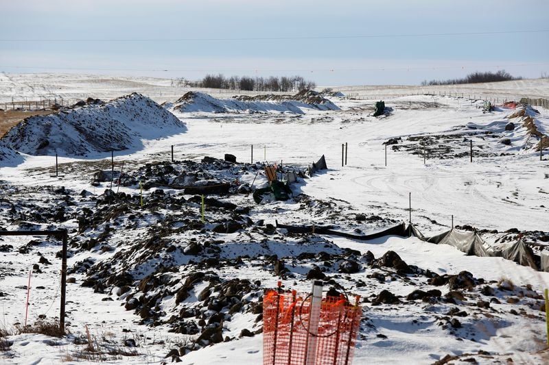 A North American pipeline corridor, accompanying coverage of the renewed political discussion around Keystone XL.