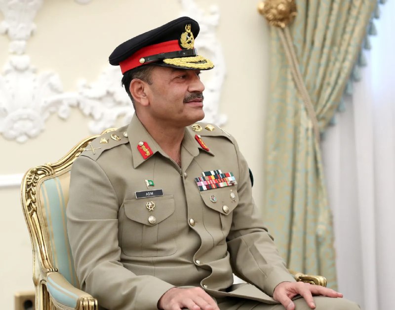 Pakistan's army chief Field Marshal Asim Munir lands in Tehran on Monday