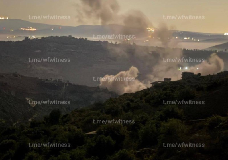 Imagery released by the wfwitness Telegram channel on 25 August 2026 purporting to show the aftermath of an Israeli airstrike on Sorbine, southern Lebanon.