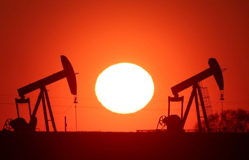 Crude storage at a refinery in the Middle East, where expanded US sanctions on Iran are recalibrating trade flows.