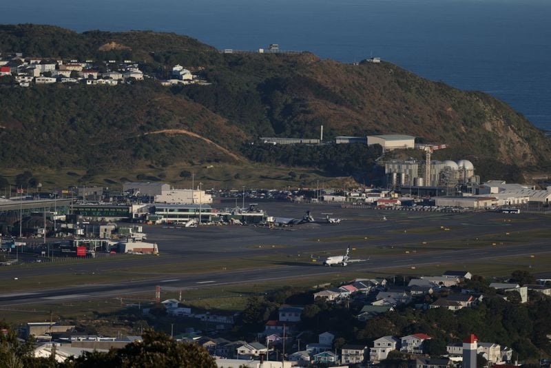 An Air New Zealand aircraft on the tarmac, in a file image distributed by Investing.com.