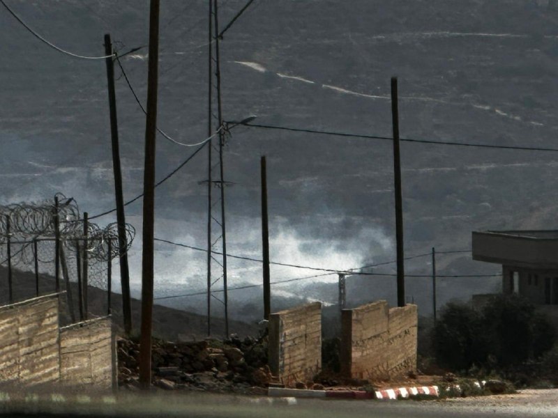 Israeli settlers invaded the area between Jalud and Qusra on 29 August 2026, setting fire to Palestinian agricultural land southeast of Nablus.