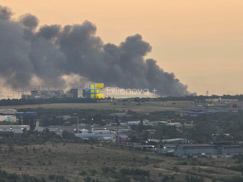 Fire reported at a DNS electronics warehouse in Rostov region after overnight drone strikes on 29 August 2026.