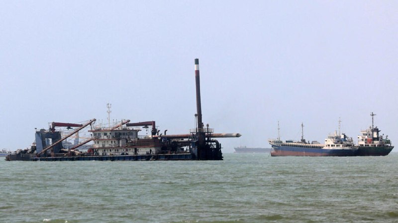 Imagery circulated on Telegram following US strikes on Iranian launch platforms on Larak Island in the Strait of Hormuz, 30 August 2026.