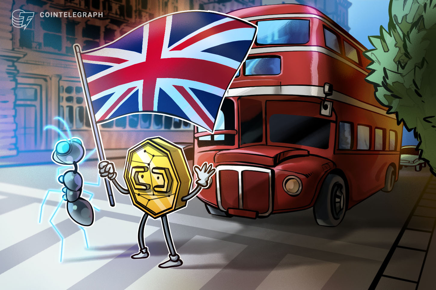 File image of the City of London during a blockchain industry week; the LSE Group has now partnered with Payward to bring UK-listed equities onchain.