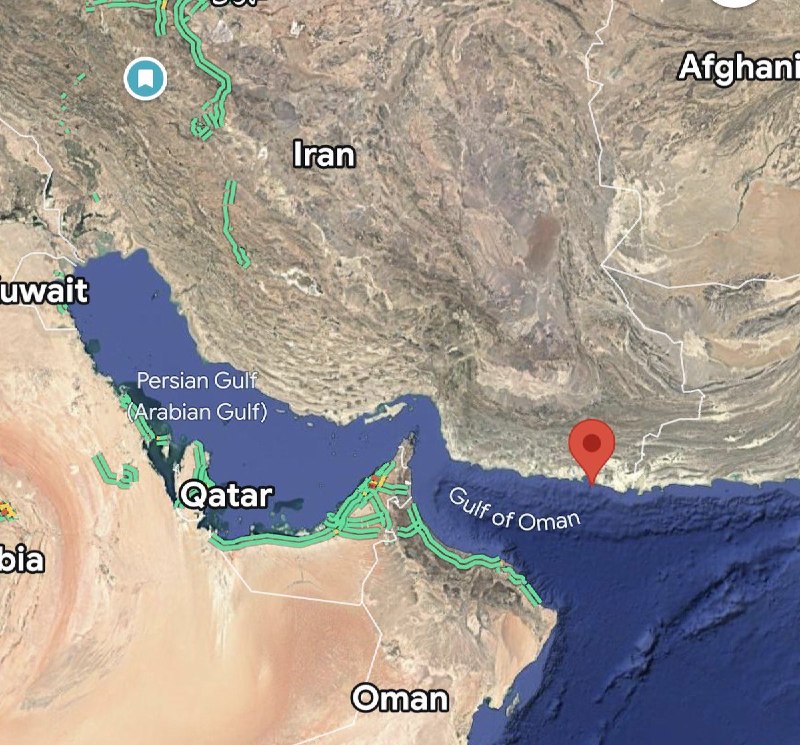 A source image circulated alongside reports of explosions and airstrikes in southern Iran on 1 September 2026.