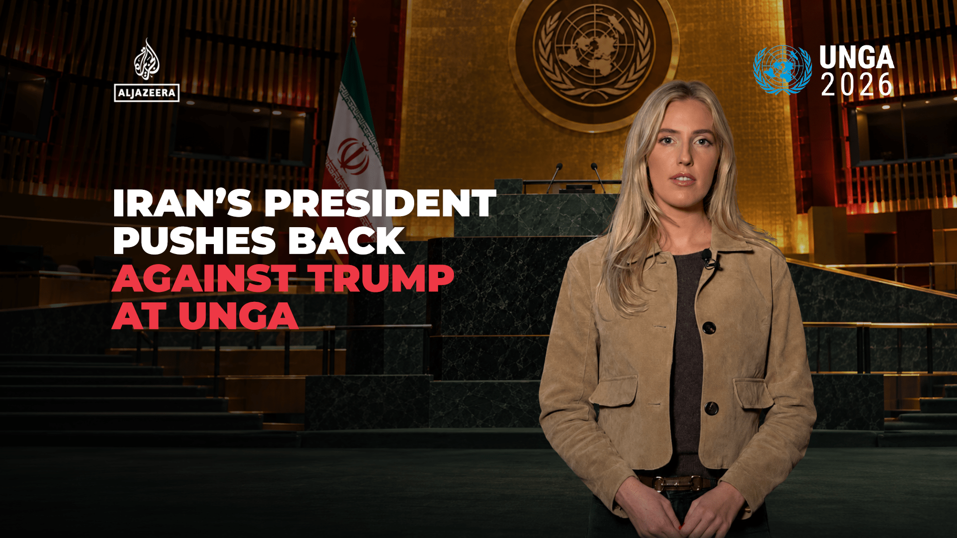 The lone US diplomat in the General Assembly hall rose and left as Iran's president began his UN address on 23 September 2026, a gesture The New York Times called "somewhat of a tradition.