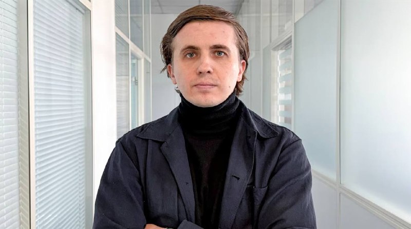 Telegram post by Ukrainska Pravda dated 8 October 2026 announcing the detention of investigative editor Mykhailo Tkach in Vienna.