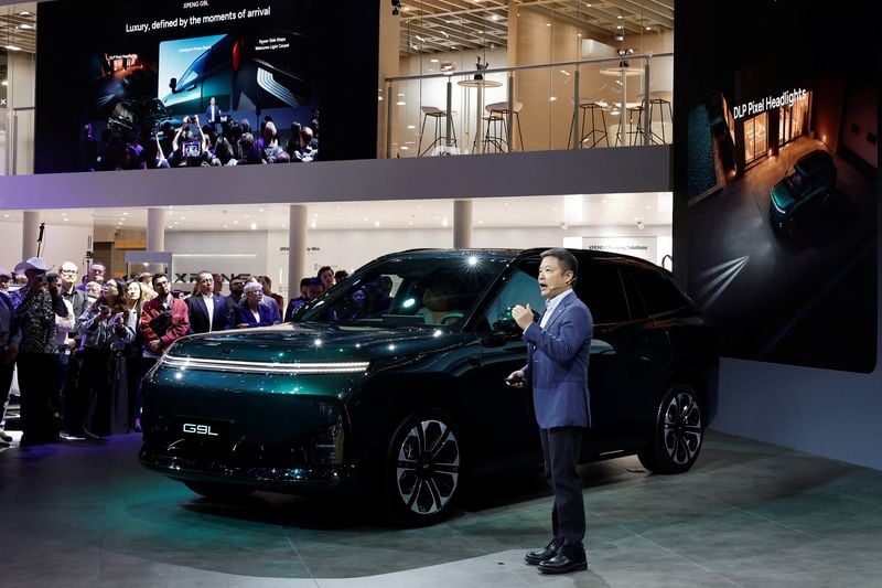 A vehicle on a Chinese production line, where automakers are reshaping the European EV supply map.