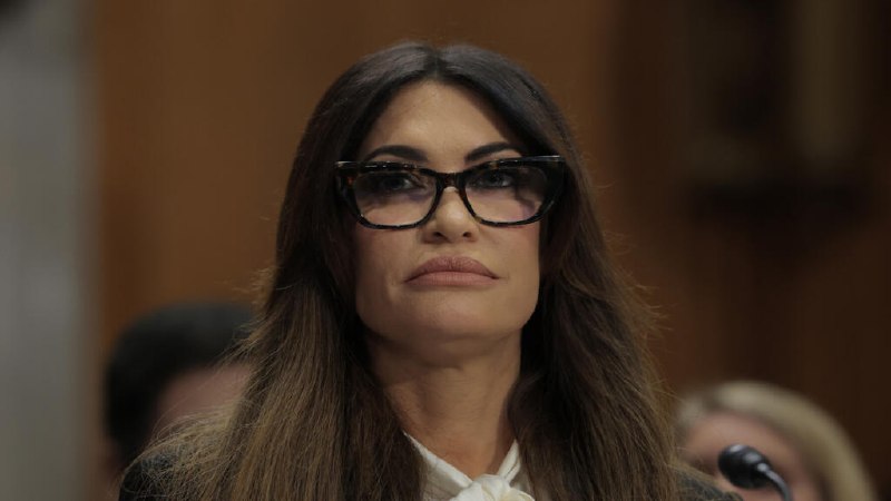 France 24 still frame from 14 October 2026 covering the resignation of US ambassador to Greece Kimberly Guilfoyle.