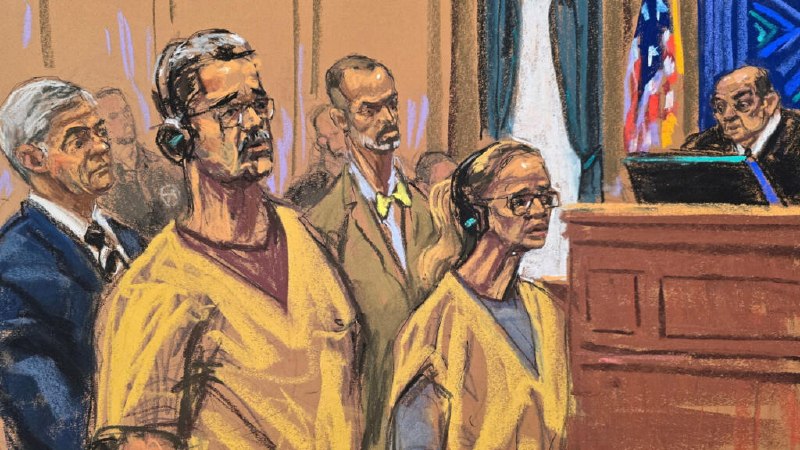 Nicolas Maduro and Cilia Flores arraigned in Manhattan federal court, 15 October 2026.