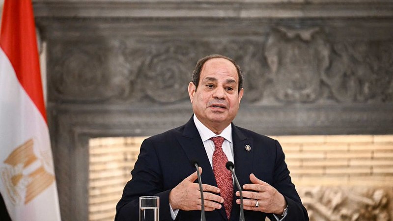 Egyptian President Abdel Fattah el-Sisi photographed in the run-up to his 17 October 2026 remarks on the 2030 end of his term.
